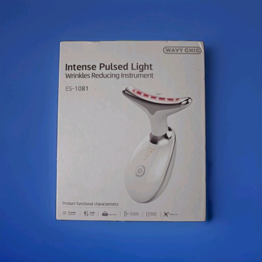 Wavy Chic ES-1081 Intense Pulsed Light Wrinkle Reducer Facial Device New Open...